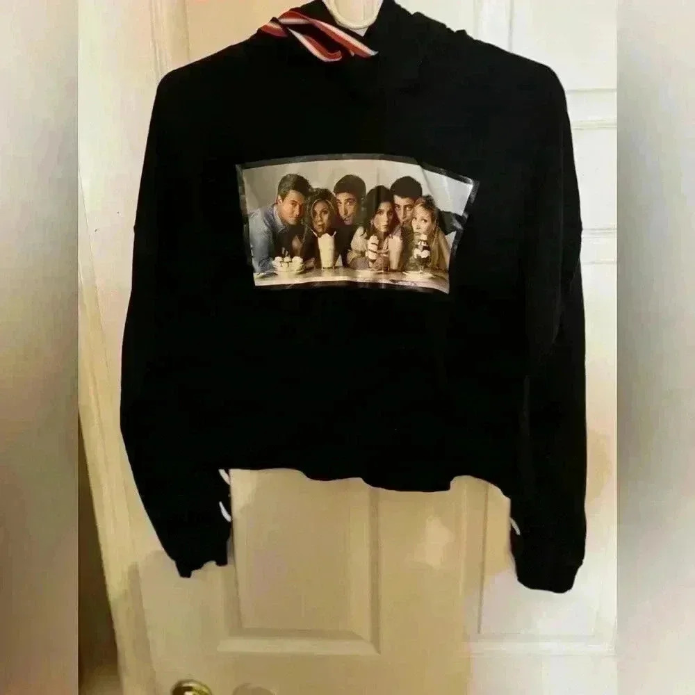 Friends Cropped Sweatshirt 90s TV Show Size M